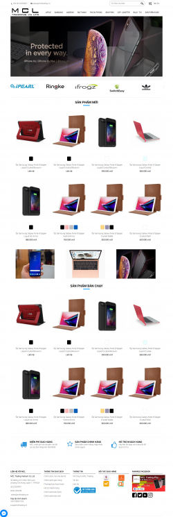 Thiết kế website Bán phụ kiện, các lại phụ kiện WM 02