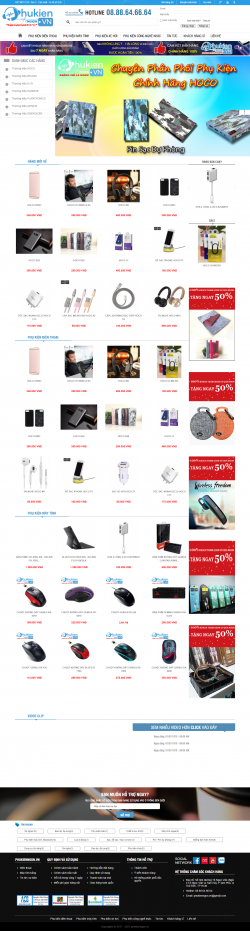 Thiết kế website Bán phụ kiện, các lại phụ kiện WM 03