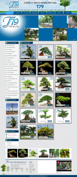 Thiết kế website Bán Cây xanh, cây cảnh