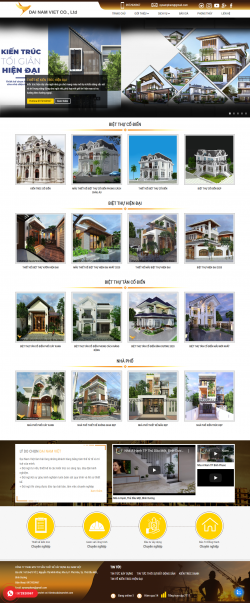 Thiết kế website Thiết kế xây dựng, Nội thất, Ngoại Thất WM 03