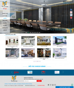 Thiết kế website Thiết kế xây dựng, Nội thất, Ngoại Thất WM 07