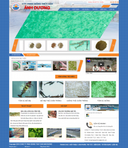 Thiết kế web Tôm giống WM 02