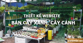 Thiết kế website Bán Cây xanh, cây cảnh