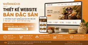 Thiết kế website Bán Đặc Sản