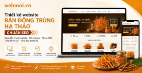 Thiết kế website Bán Đông Trùng Hạ Thảo
