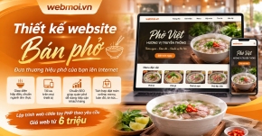Thiết kế website Bán phở