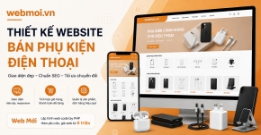 Thiết kế website Bán Phụ kiện điện thoại