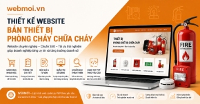 Thiết kế website Bán Thiết bị Phòng cháy, Chữa cháy