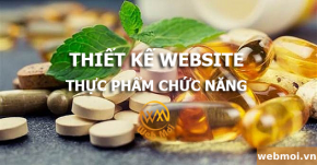 Thiết kế website Bán Thực phẩm chức năng