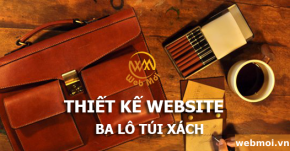 Thiết kế website Bán Túi Xách, Balo thời trang online