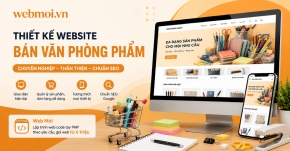 Thiết kế website Bán Văn phòng phẩm