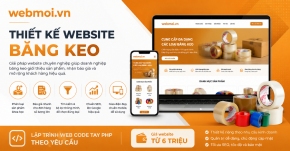 Thiết kế website Băng keo