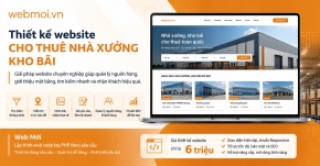 Thiết kế website Cho thuê nhà xưởng kho bãi