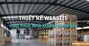 Thiết kế website Cho thuê nhà xưởng kho bãi