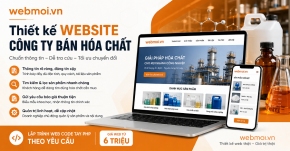 Thiết kế website Công ty Bán Hóa Chất