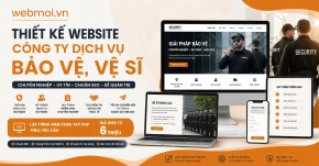 Thiết kế website Công Ty Dịch vụ Bảo Vệ, Vệ sĩ