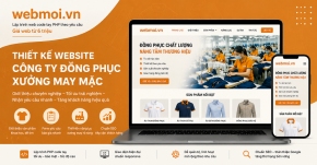 Thiết kế website Công Ty Đồng Phục, Xưởng May Mặc