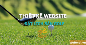 Thiết kế website Đặt lịch sân Golf