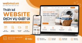 Thiết kế website Dịch vụ giặt ủi