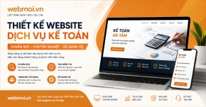 Thiết kế website Dịch vụ kế toán