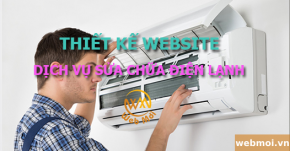 Thiết kế website Dịch vụ sửa chữa điện lạnh