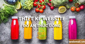 Thiết kế website Đồ ăn - Thức uống