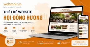Thiết kế website Hội Đồng Hương