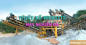 Thiết kế website Máy nghiền đá