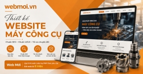 Thiết kế website Máy công cụ