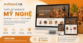 Thiết kế website Mỹ nghệ