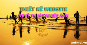 Thiết kế website Nghệ thuật nhiếp ảnh