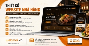 Thiết kế website Nhà hàng