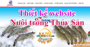 Thiết kế website Nuôi trồng Thủy Sản