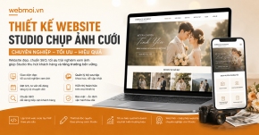 Thiết kế website Studio -  Chụp ảnh cưới