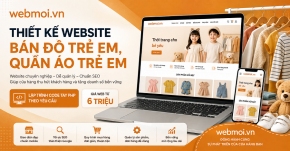 Thiết kế website Bán đồ trẻ em, quần áo trẻ em
