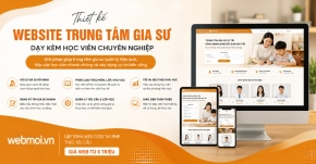 Thiết kế website Trung Tâm Gia sư, Dạy kèm học viên