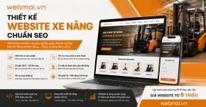 Thiết kế website Xe nâng