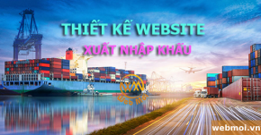 Thiết kế website Xuất nhập khẩu