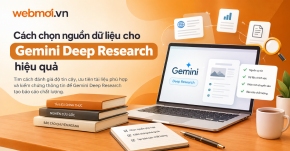 Cách chọn nguồn dữ liệu cho Gemini Deep Research