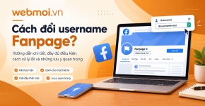 Cách đổi username Fanpage?