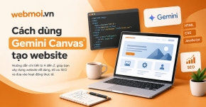 Cách dùng Gemini Canvas tạo website
