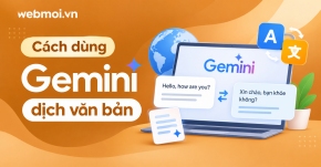 Cách dùng Gemini dịch văn bản