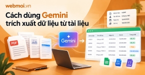 Cách dùng Gemini trích xuất dữ liệu từ tài liệu