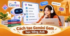 Cách tạo Gemini Gem học tiếng Anh