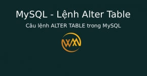 Câu lệnh ALTER TABLE trong MySQL