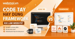 Code Tay Hay Dùng Framework Khi Làm Website?