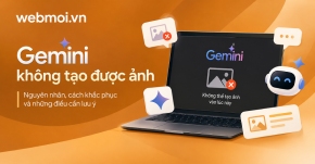 Gemini không tạo được ảnh