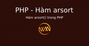 Hàm arsort() trong PHP