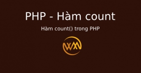 Hàm count() trong PHP