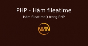 Hàm fileatime() trong PHP